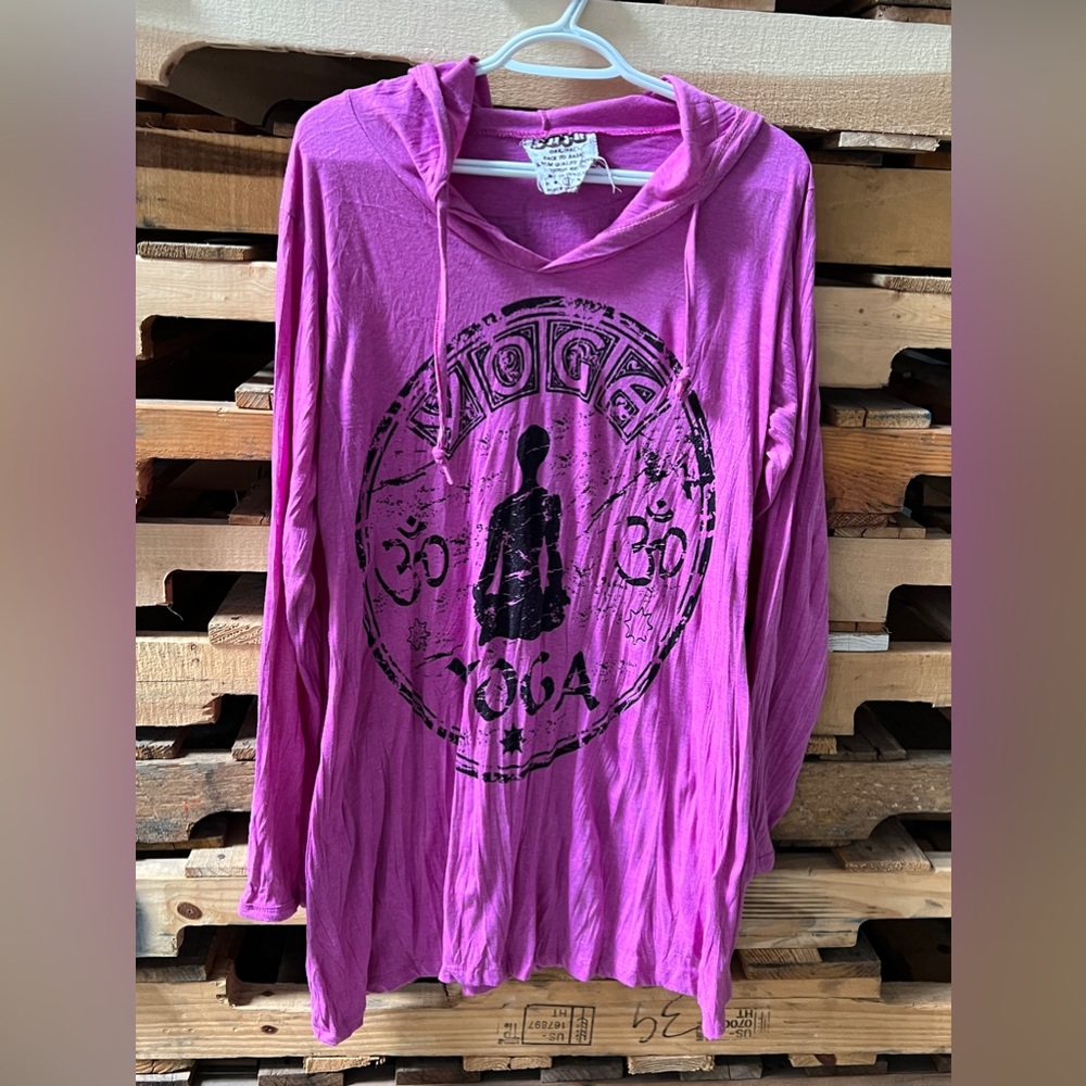 Sure Design YOGA hoodie cover up M
